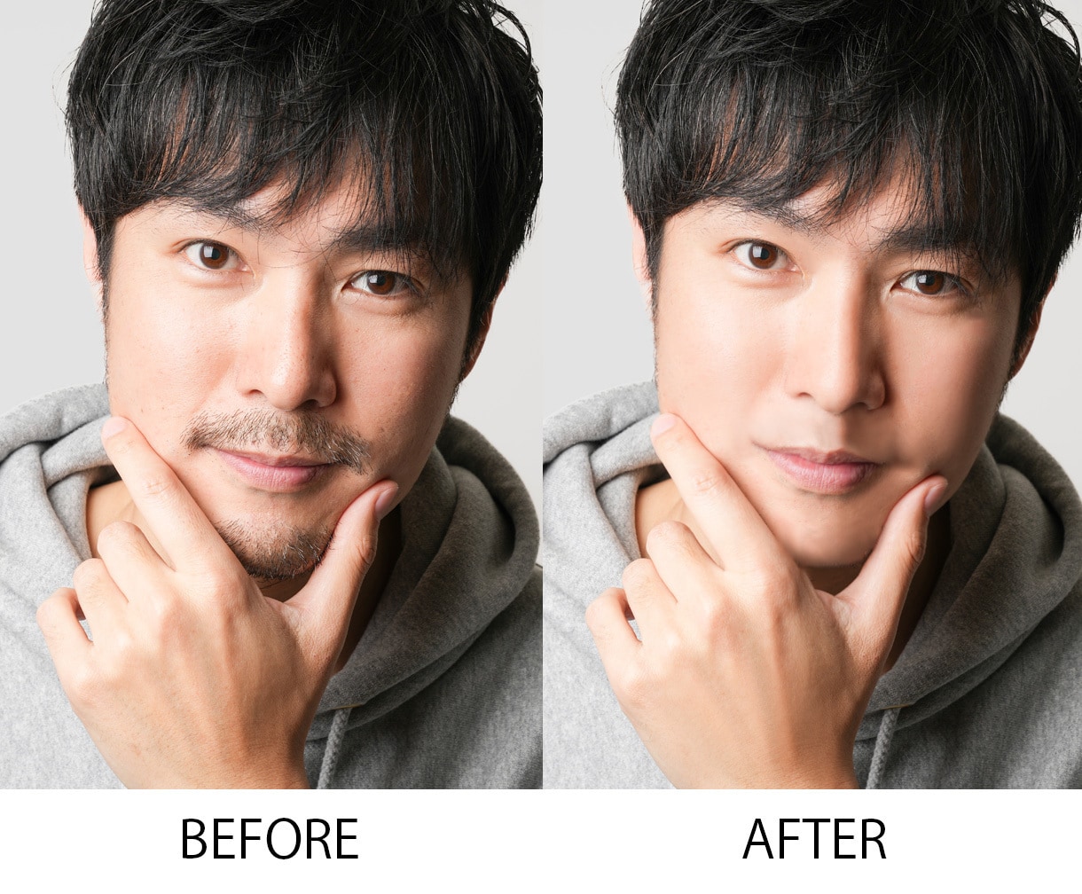 レタッチのプロが人物写真を綺麗に修正します ハイクオリティな写真修正加工を行います イメージ3