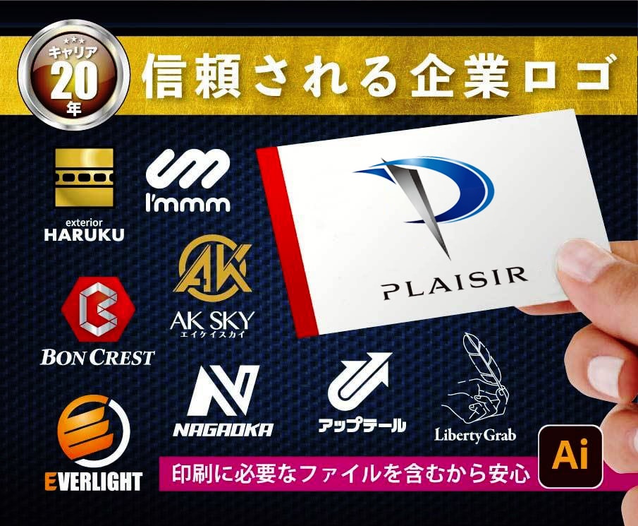信頼される企業に！プロが会社ロゴデザイン作成します 信頼と実績のロゴマーク！プロが企業に重要なイメージ戦略を！ イメージ1
