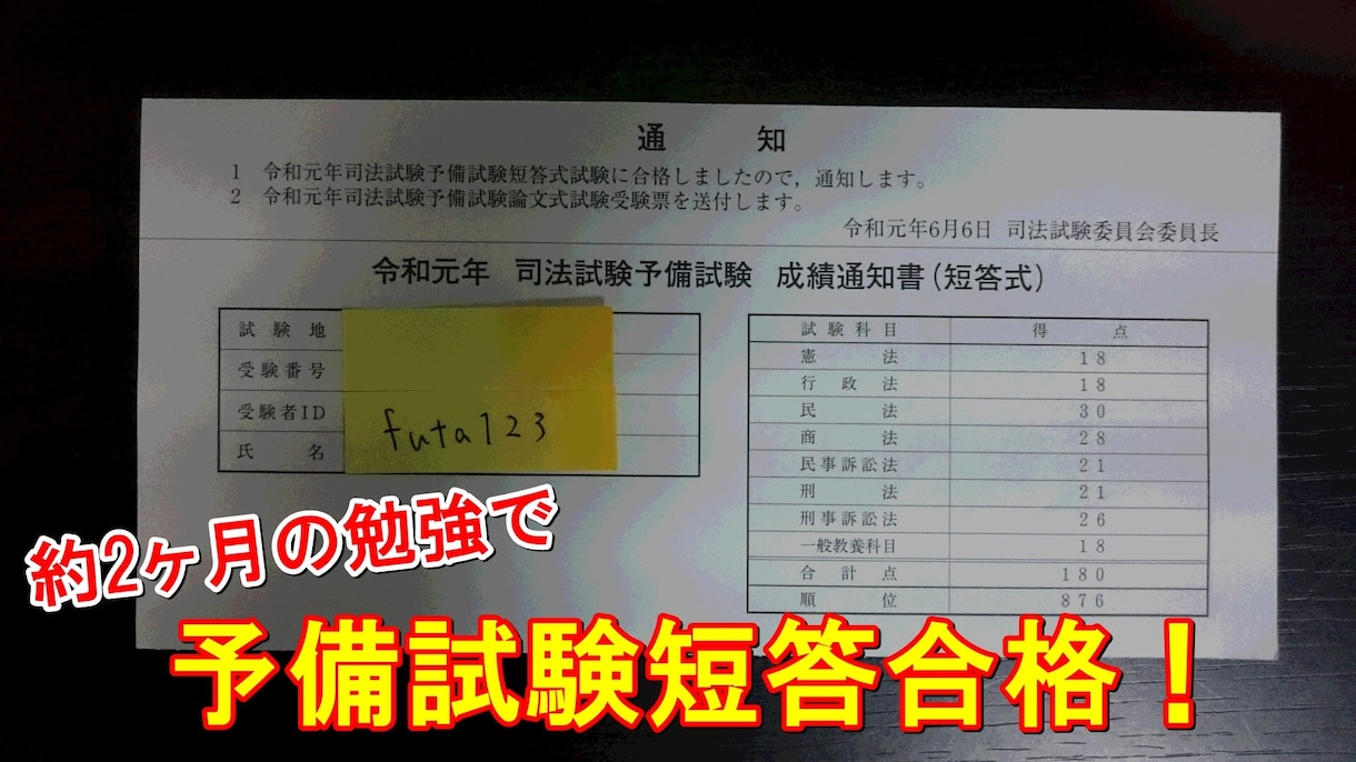 法律資格受験生へ！効率的な「記憶術」を教えます 司法書士、行政書士、宅建を22歳までに取った僕が伝授します！ イメージ7