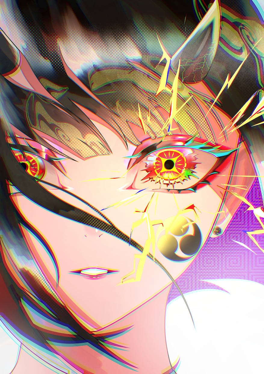 MV・Vtuber・SNS向けイラストを描きます 強い色彩表現で記憶に残る女の子イラストを制作します イメージ1