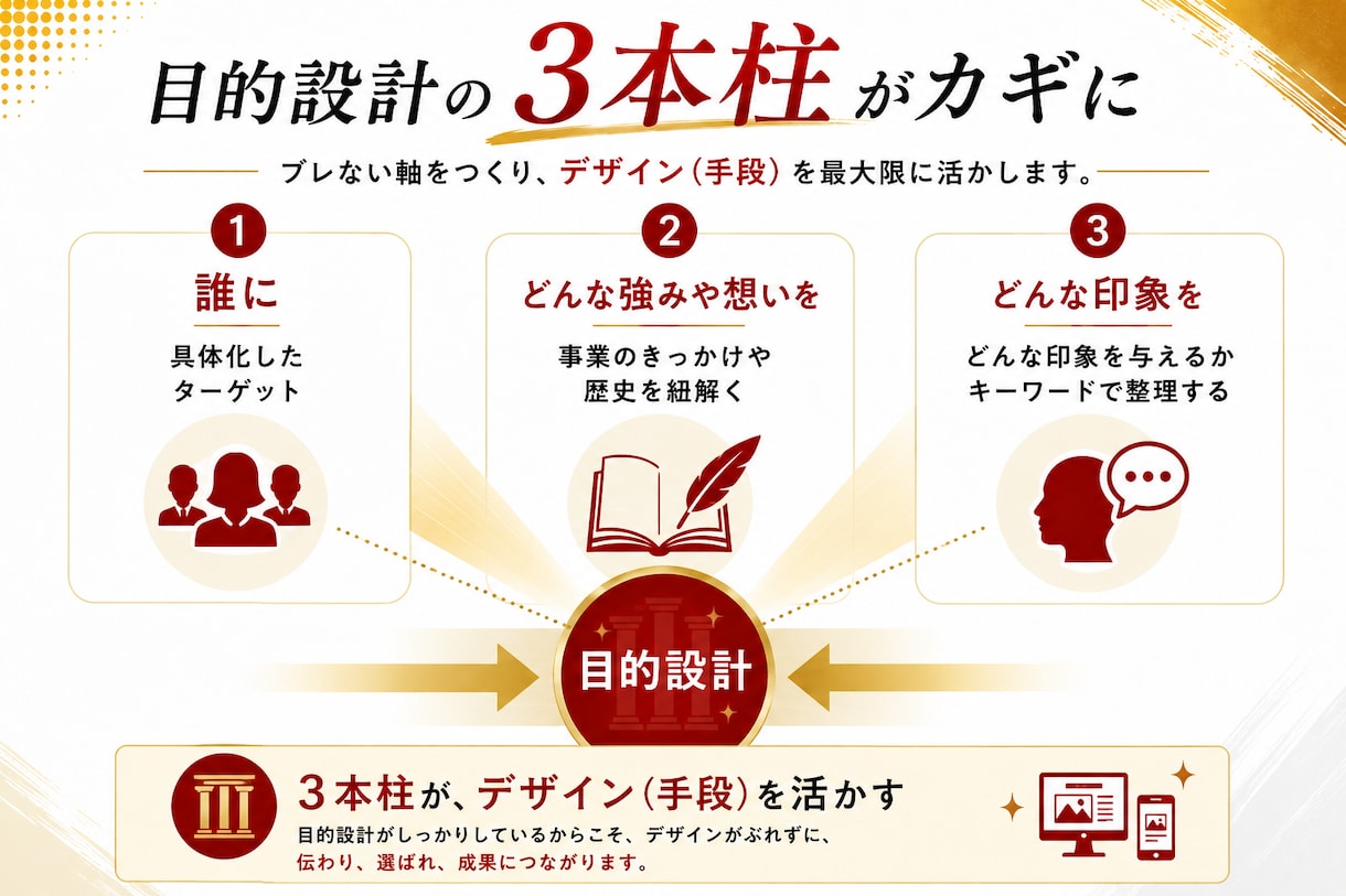 売れるホームページをWordPress制作します 初めてでも安心|”目的設計3本柱”で魅力伝わる設計を イメージ3