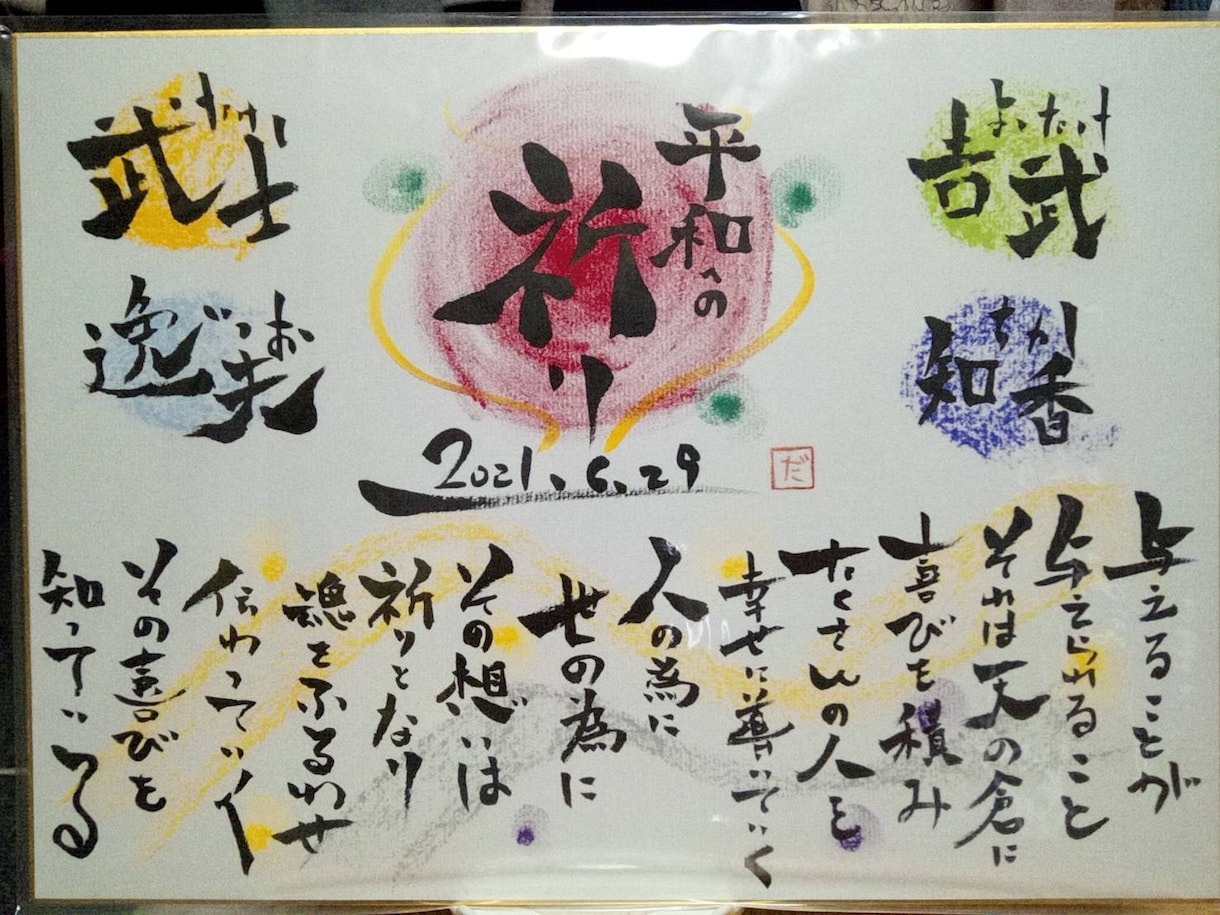 お名前から浮かぶメッセージを作成します 【お名前鑑定】プレゼントも可能です イメージ8