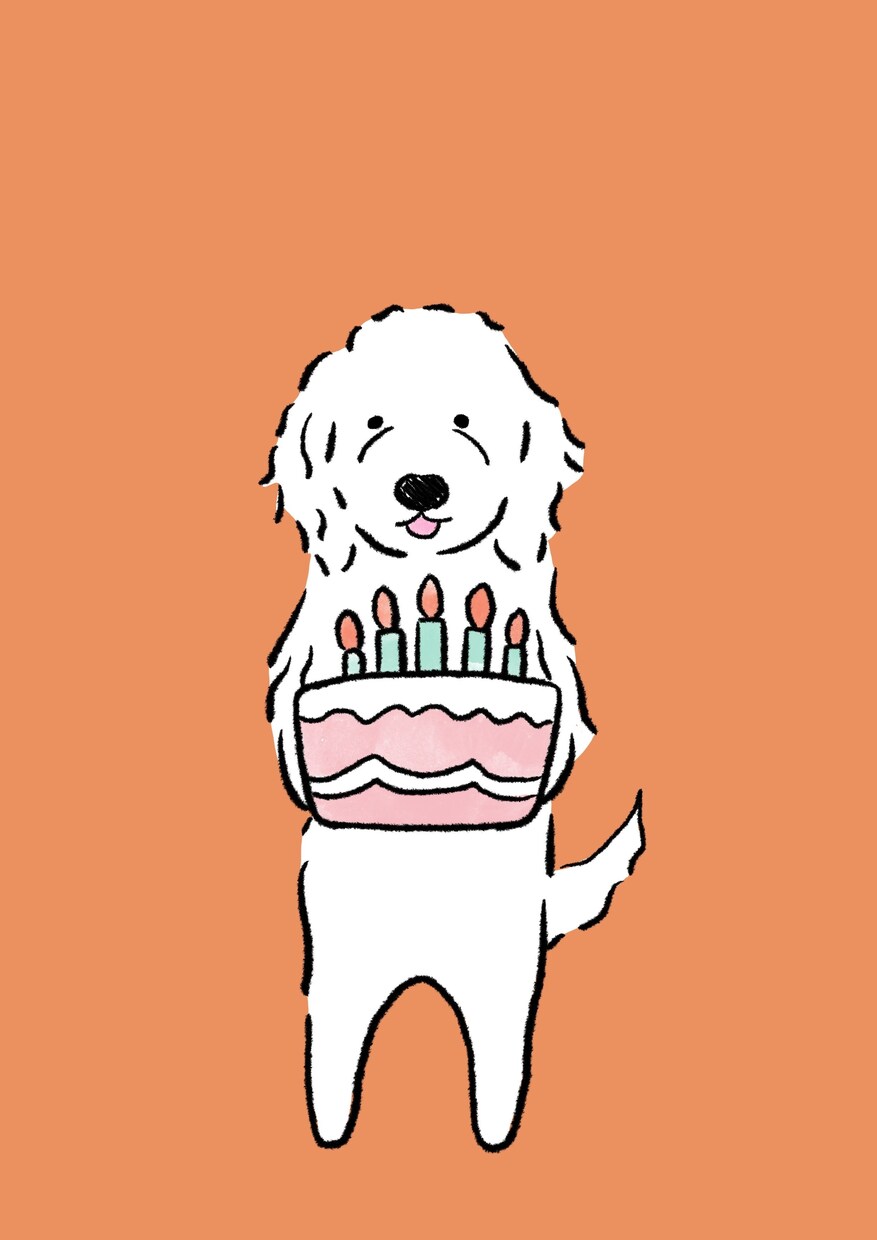 可愛いおしゃれなペット似顔絵をお届けします ペットや飼い主様の似顔絵、その他対象でもご相談に応じます。 イメージ6
