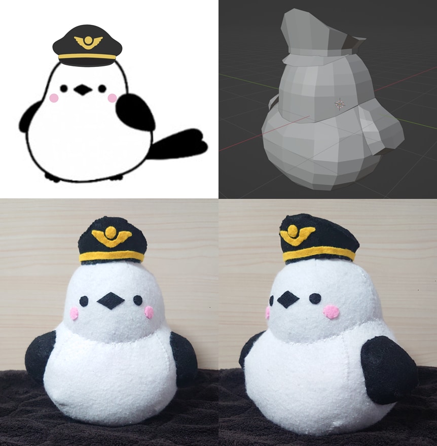 世界にひとつのオリジナルぬいぐるみを作ります 3Dモデルから作成することで高い精度で作ることができます イメージ7