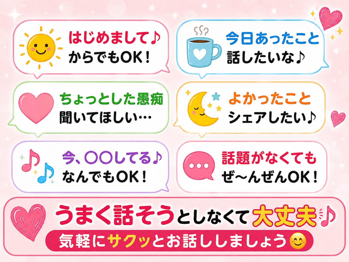 3分お試し電話相談・雑談・話し相手になります 300円ポッキリ☆初めての方大歓迎♪電話相談デビューにも♪ イメージ5
