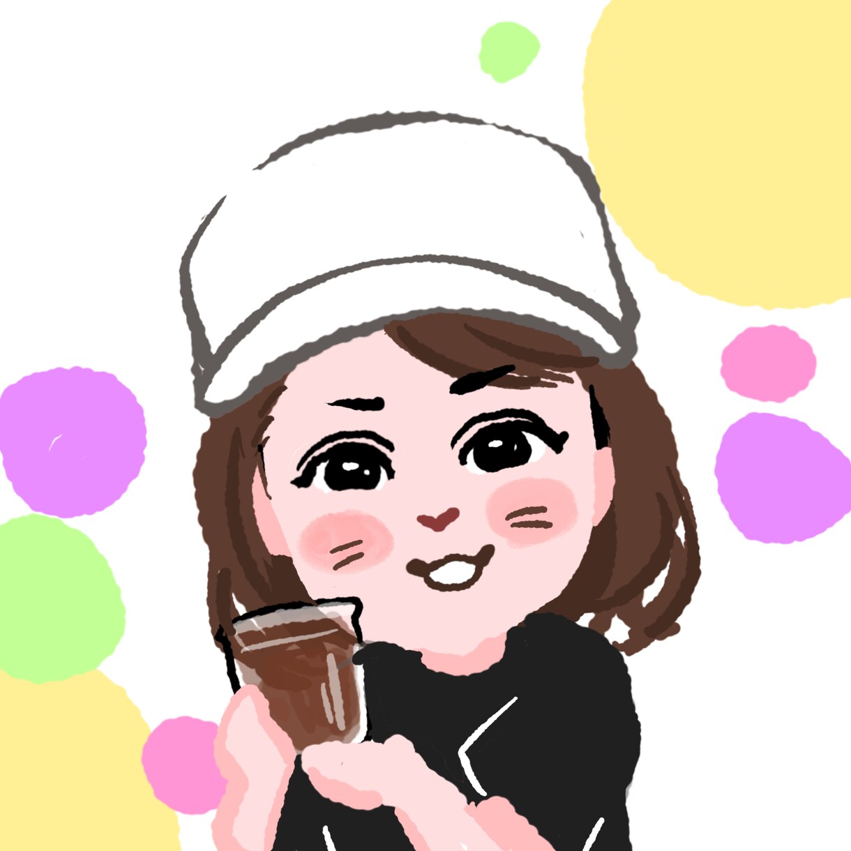 似ててシンプルかわいいアイコン似顔絵描きます 写真は恥ずかしい、なら似顔絵はどう？ イメージ3