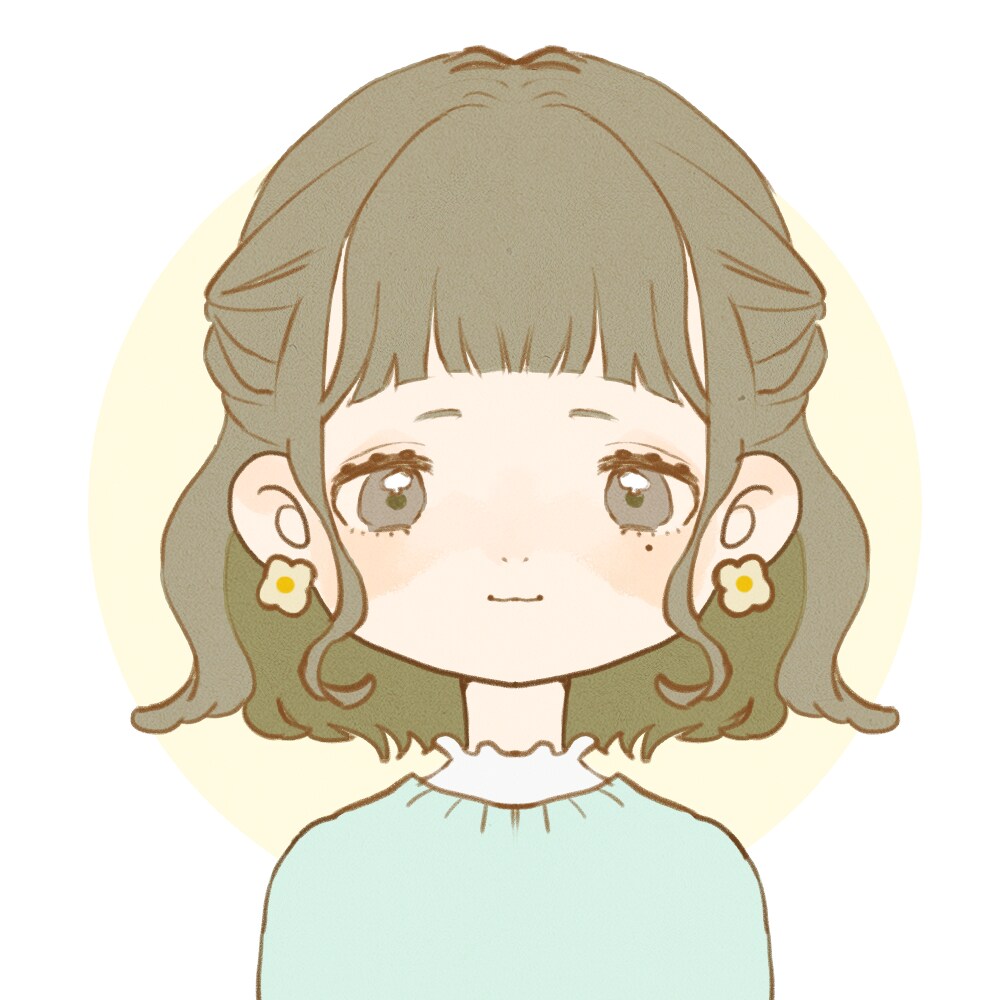 ブログ用の表情豊かなやさしいアイコンお描きします ５ポーズセットのカスタム可能なオリジナルアイコンです イメージ1