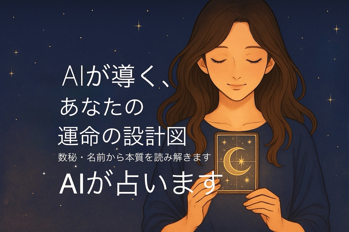 AI鑑定で運命のテーマを読み解きます 優しく心に届くAIのメッセージ鑑定 イメージ1