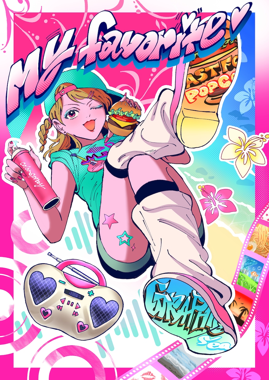 女の子のアイコンや立ち絵、イラスト制作します ポップ系やカッコイイ系の女の子を描けます! イメージ1