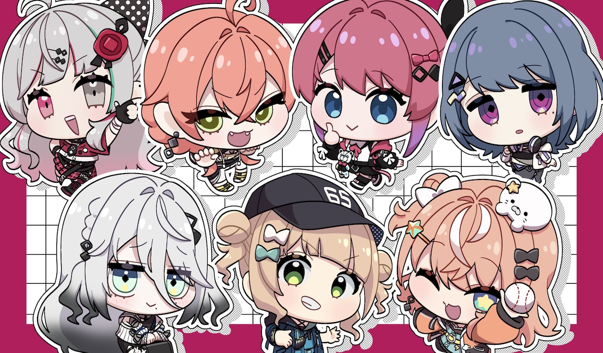 SDイラスト制作します 可愛いデフォルメキャラを描きます イメージ2