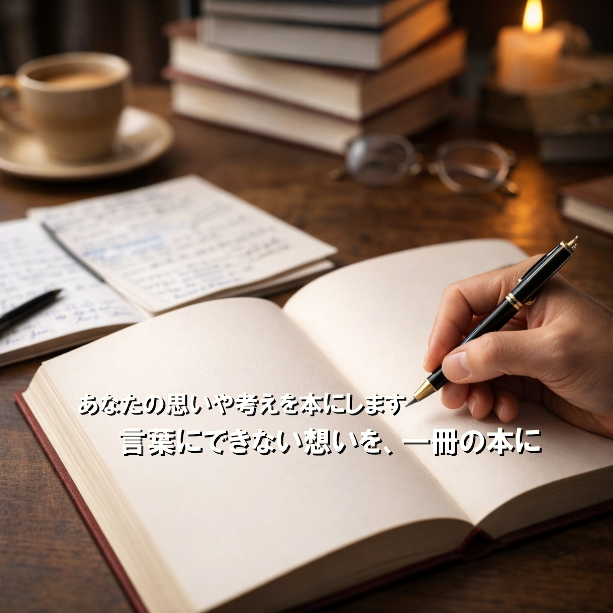 あなたの思いや考えを本にします 言葉にできない想いを、一冊の本に イメージ1