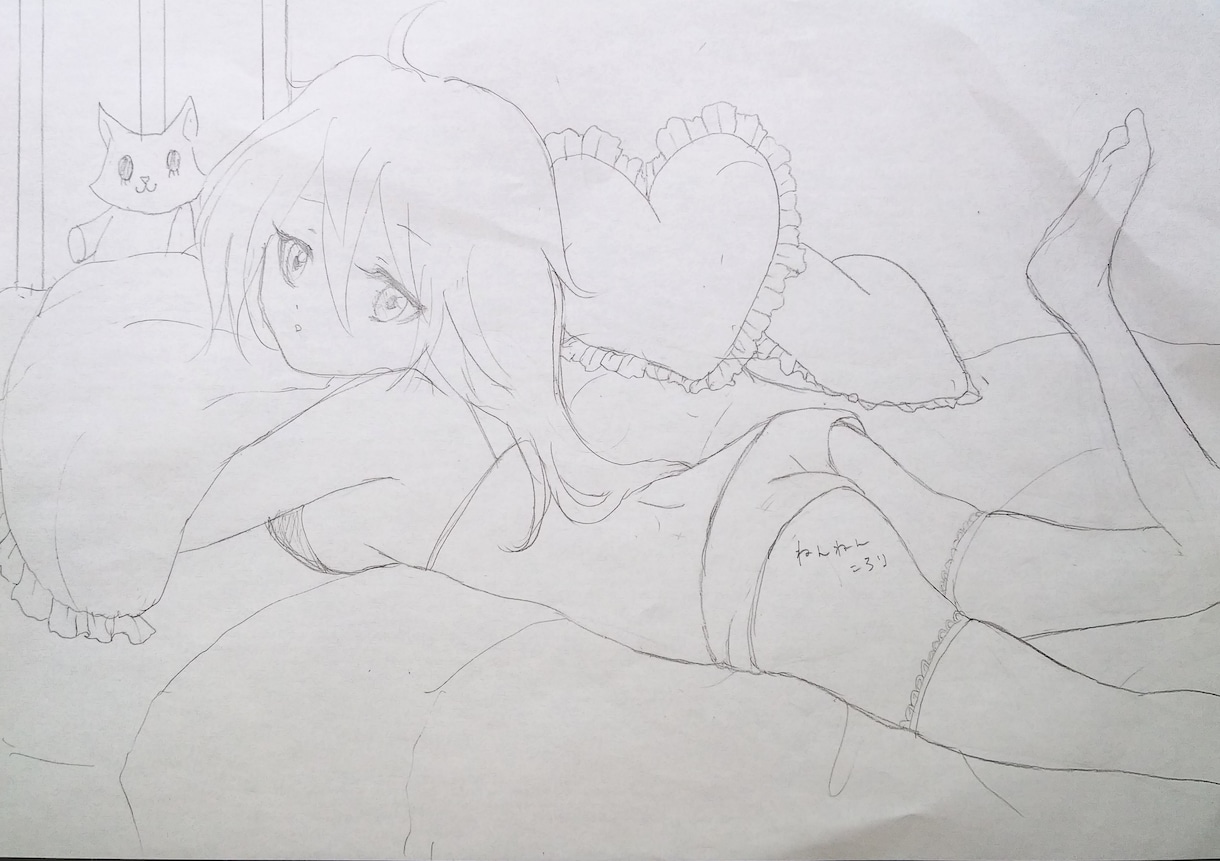 ラフ（落書き）を描きます このサービスは現在受け付けていません イメージ1
