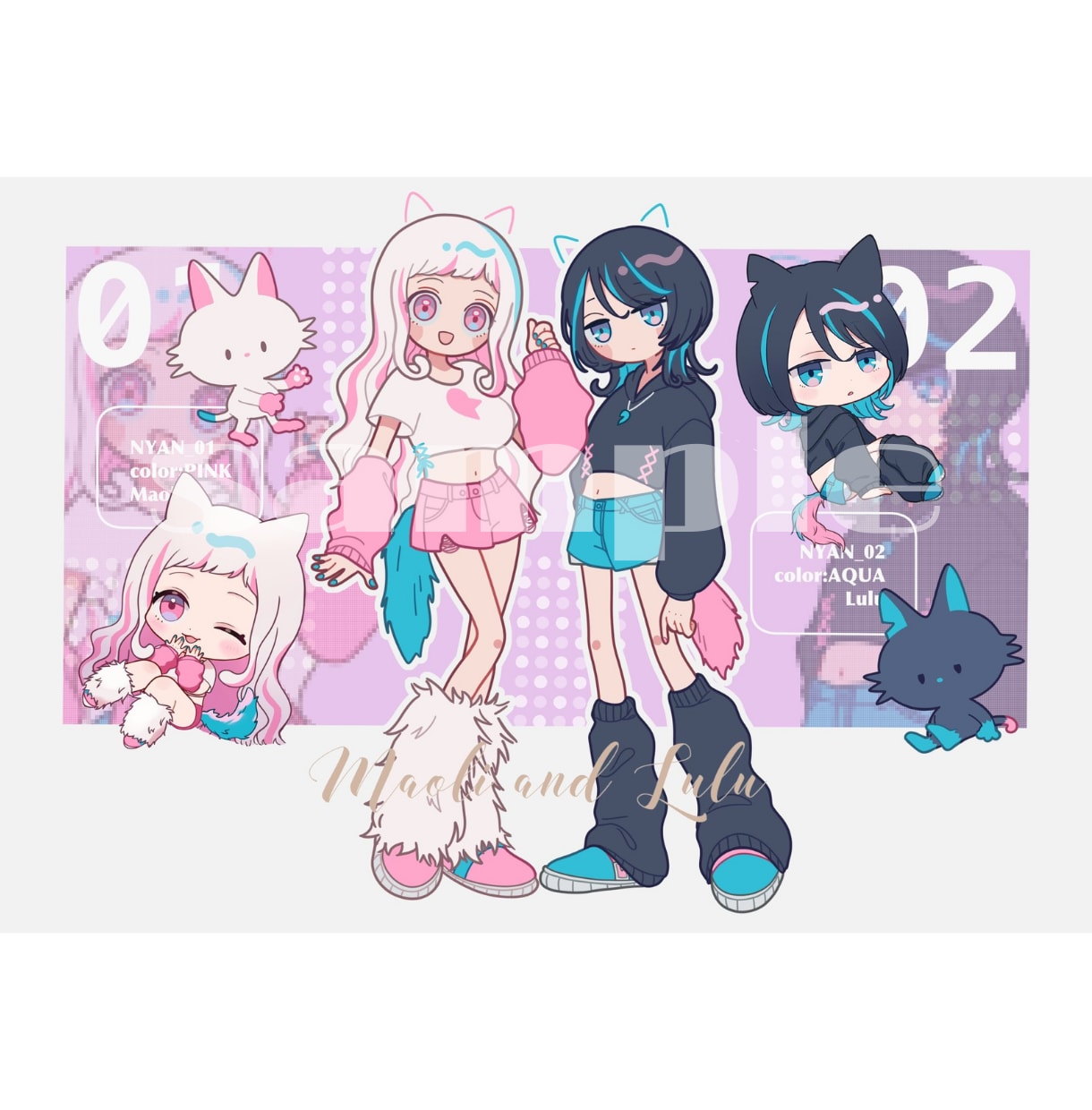 デフォルメの効いたポップで可愛いイラスト描きます ゲーム会社勤務イラストレーターが制作します！ イメージ4