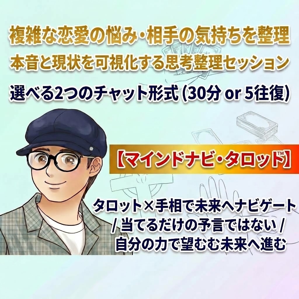 今のままで良い？その恋愛の悩みの本質を可視化します 我慢？限界？迷走？妥協？停滞？ いつまで続けますか？ イメージ1