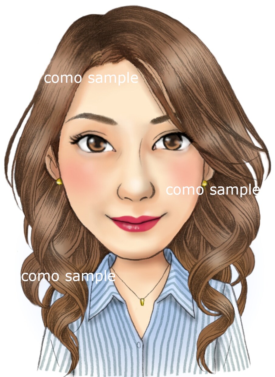 ハイクオリティなデジタル似顔絵アイコンを作成します ♪アイコンや名刺・SNSにオススメ＊JPG、PNGでお渡し イメージ7