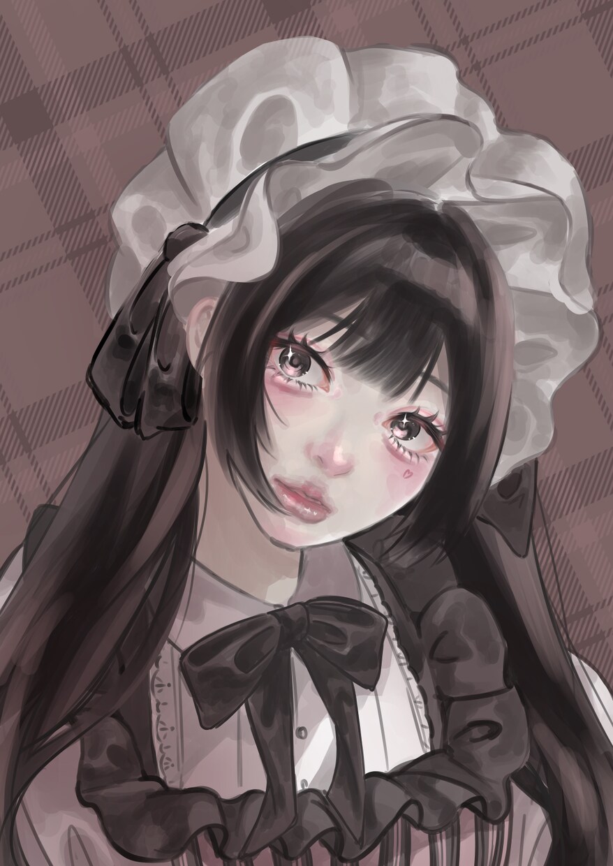 SNS用などの可愛いアイコン書きます 可愛い女の子のアイコン書きます イメージ1