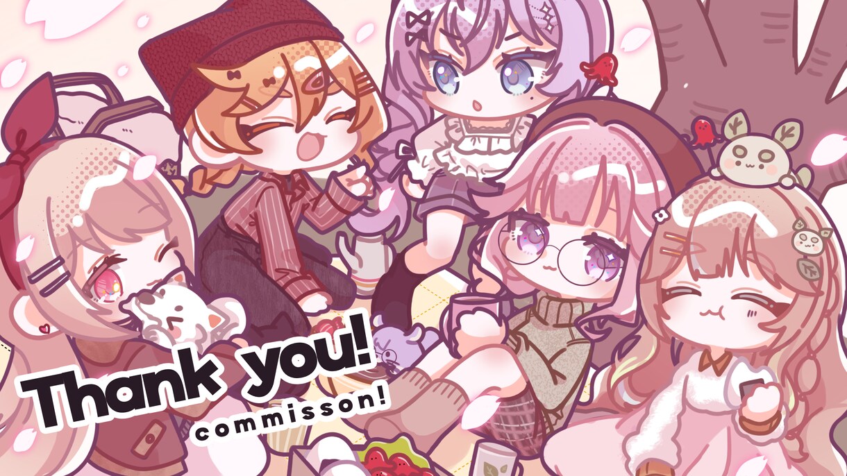 SDキャラ・デフォルメイラスト制作いたします かわいいキャラからゆるい表情差分まで対応可能です！ イメージ10