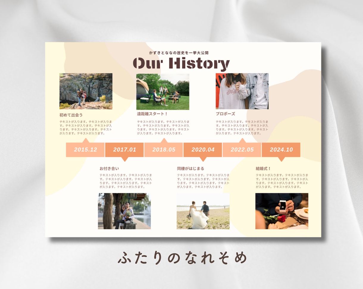 映画ポスター風◎プロフィールブック作れます ゲストの記憶に残る◎ふたりだけの映画風デザイン イメージ5