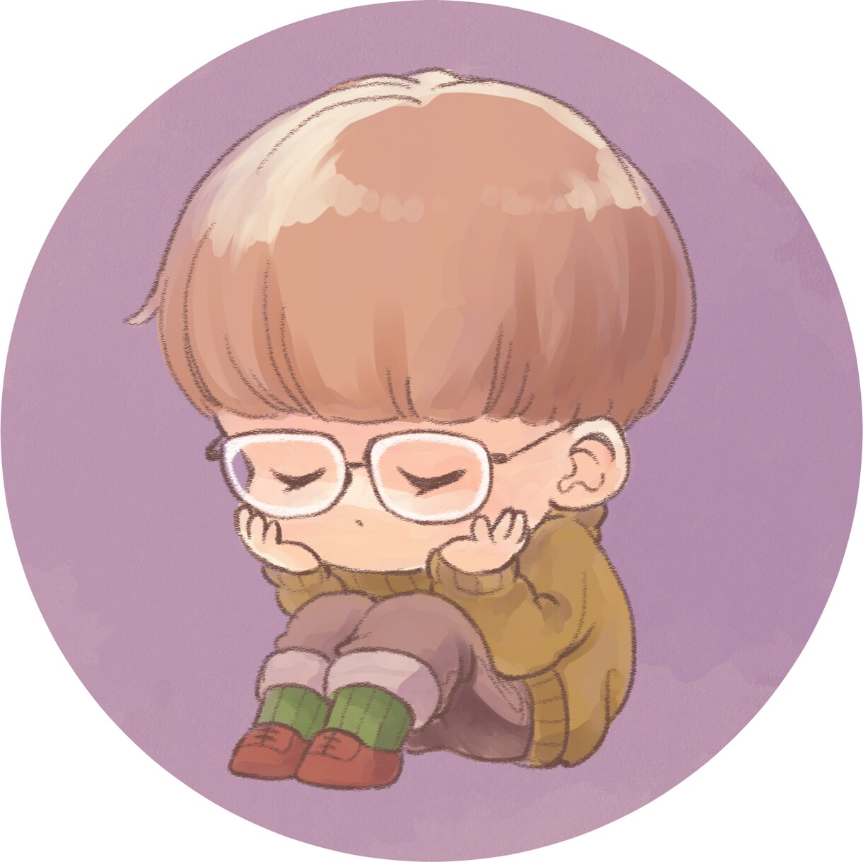 やわらかでかわいらしいSNSアイコンお描きします 童話のようなミニキャラクターになってみませんか？ イメージ1