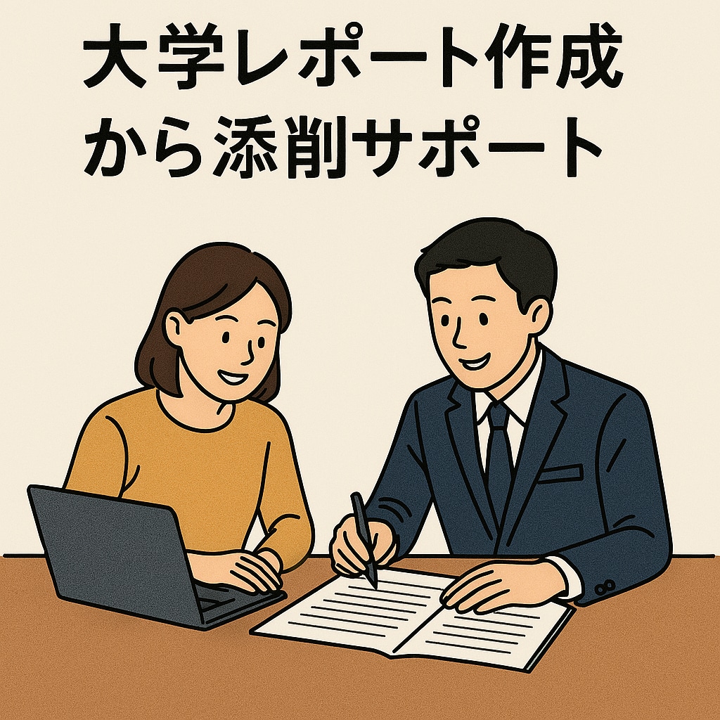 大学レポート作成から小論文添削サポートします 課題や試験対策も歓迎!論文等も対応します。 イメージ1