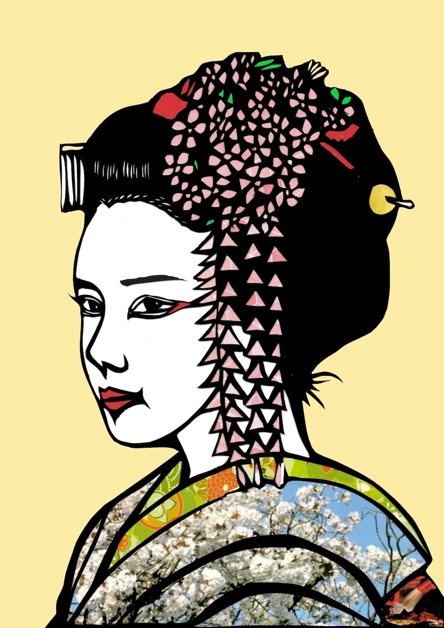 貴方のお気に入りの写真を切り絵にします 貴方や貴方の大切な人の画像から似顔絵切り絵を作成致します。 イメージ10