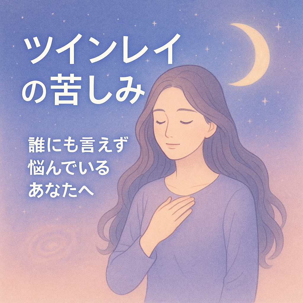 2時間☆ツインレイに悩むあなたの心に寄り添います その胸の痛み、一人で抱えないで―看護師がじっくり傾聴します イメージ1