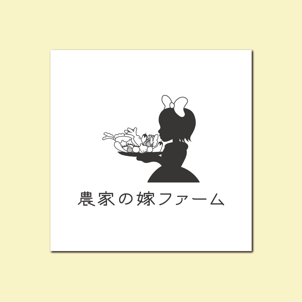 少し可愛い！女性のシンプルなシルエットロゴ作ります お店、起業、独立などオリジナルのロゴを必要としてる方へ イメージ2
