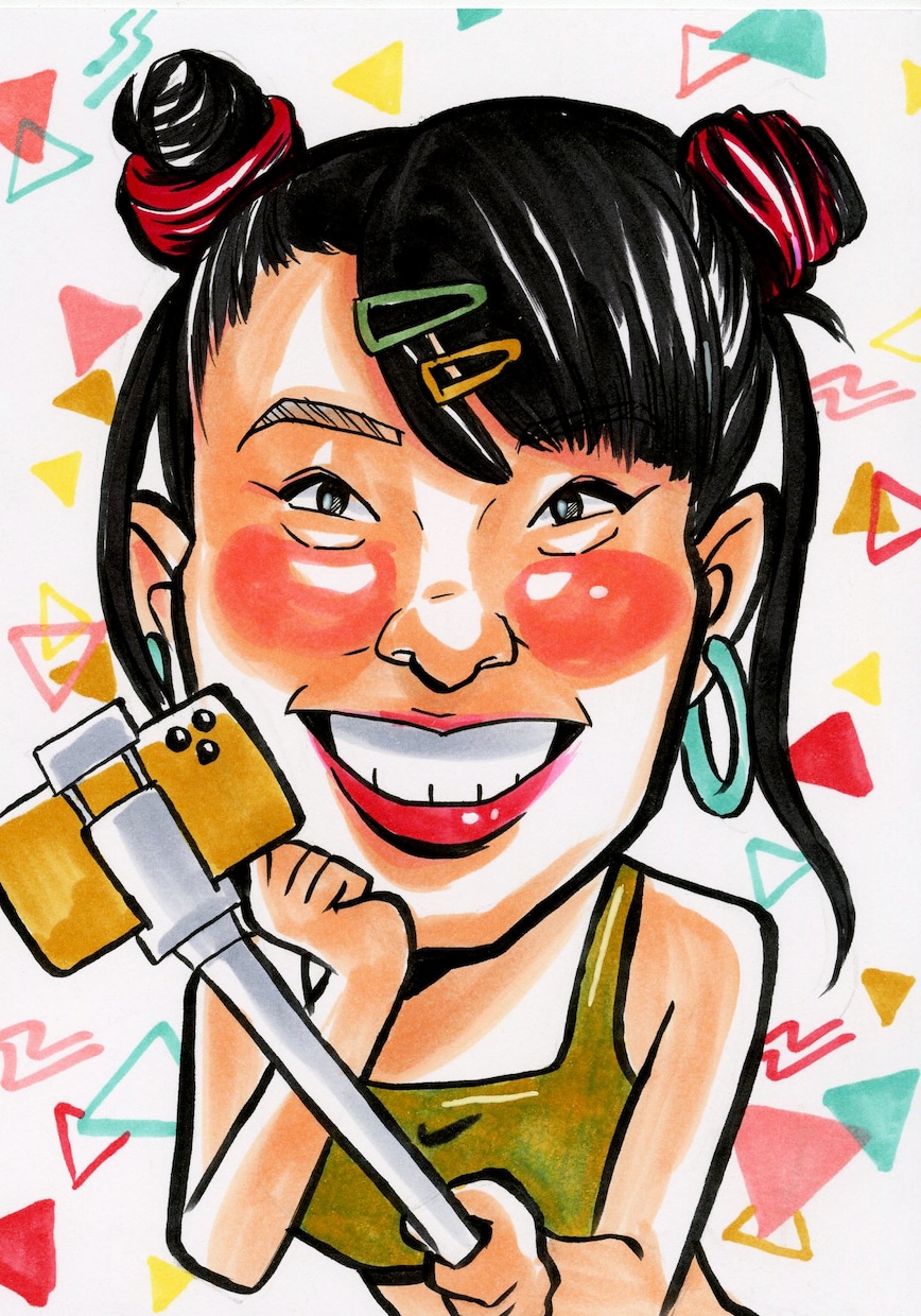デジタル・アナログ似顔絵どちらもお描きします 可愛いキャッチーな似顔絵描きます イメージ7