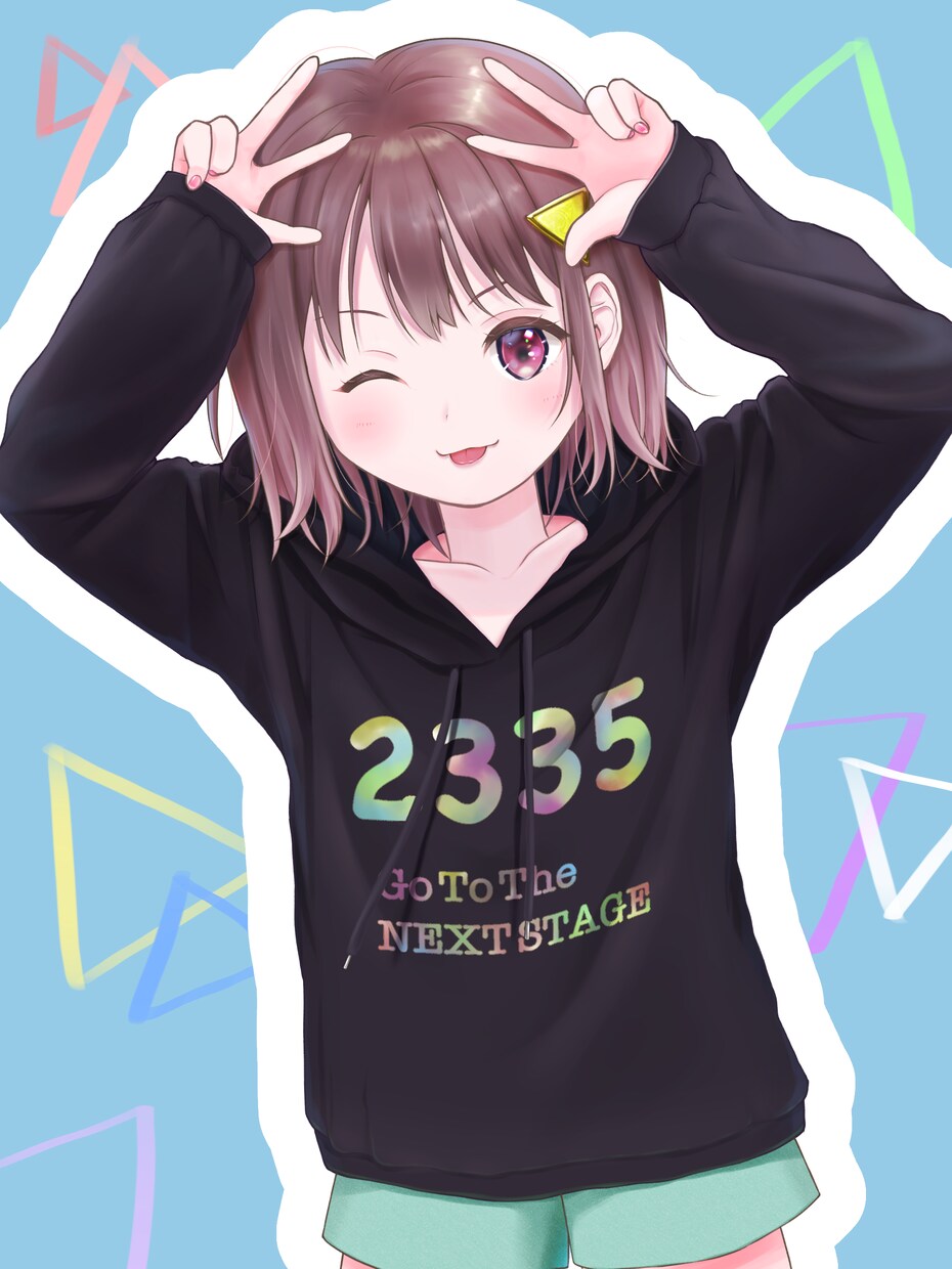 可愛い女の子のアイコン作成をします Youtube、SNSなどにご利用ください！ イメージ3