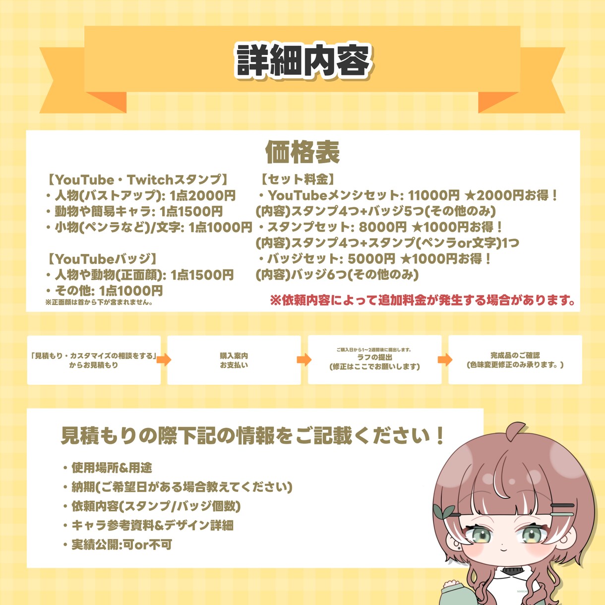 配信サイトで使えるスタンプ用イラストを制作します YouTubeやTwitchに！SDキャラクターを描きます！ イメージ3