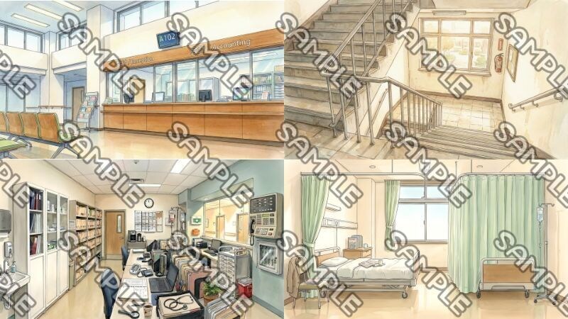 TRPG・ゲーム用の背景（ホラー対応）を制作します クトゥルフTRPG・ホラー演出に使える背景を制作します イメージ4