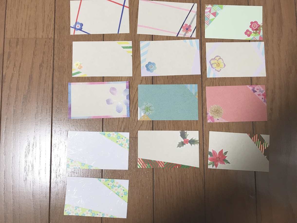 メッセージカードをお作り致します プレゼントにメッセージカードをそえたい人へ イメージ2