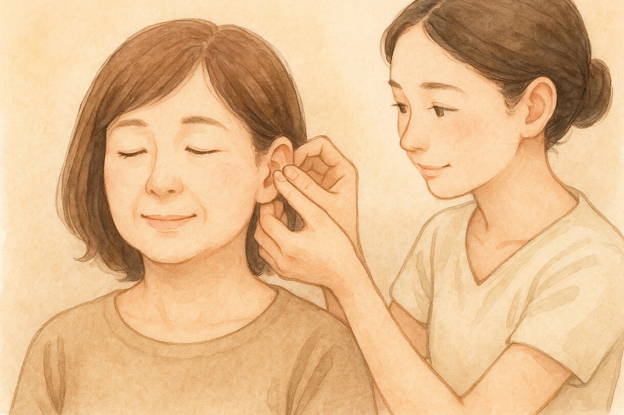 耳ほぐし＆耳つぼ資格教えます オシャレだけじゃない！心身もケアする耳つぼの本格資格取得講座 イメージ1