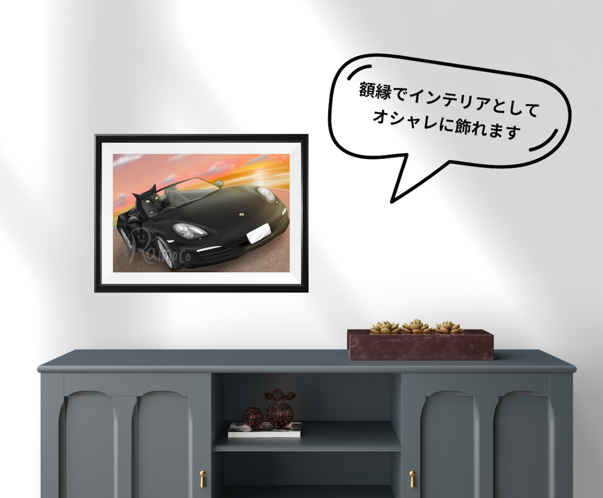 額縁対応有り⭐️リアルなペットの似顔絵を描きます インテリア・グッズ・お祝いや誕生日プレゼントにもおすすめ✨ イメージ10