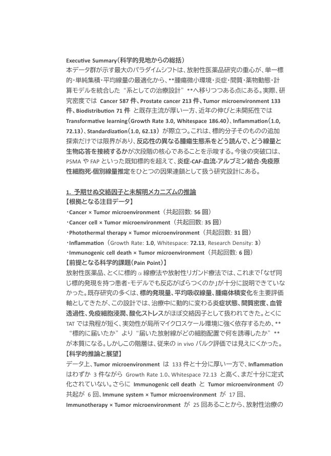 論文DB解析でR&Dの検証仮説と勝ち筋を導出します 直感や一部の権威ではなく「マクロな集合知」でR&Dを加速する イメージ3