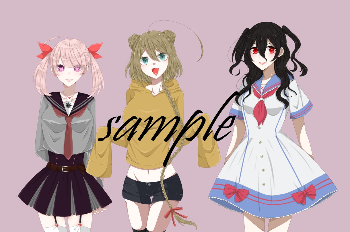TRPG等の立ち絵制作します TRPG、ゲーム、動画、YouTube等に使える立ち絵です！ イメージ3