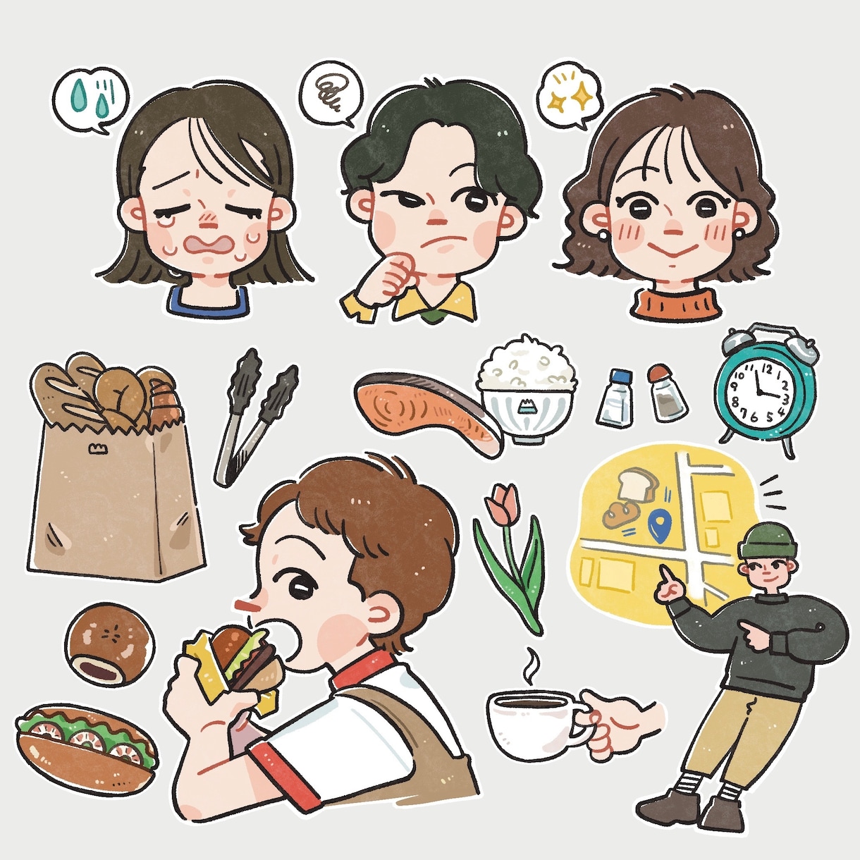ほんわかPOP！やさしいタッチのイラストを描きます ◎商用利用OK　オリジナリティのある目を引くイラスト！ イメージ2