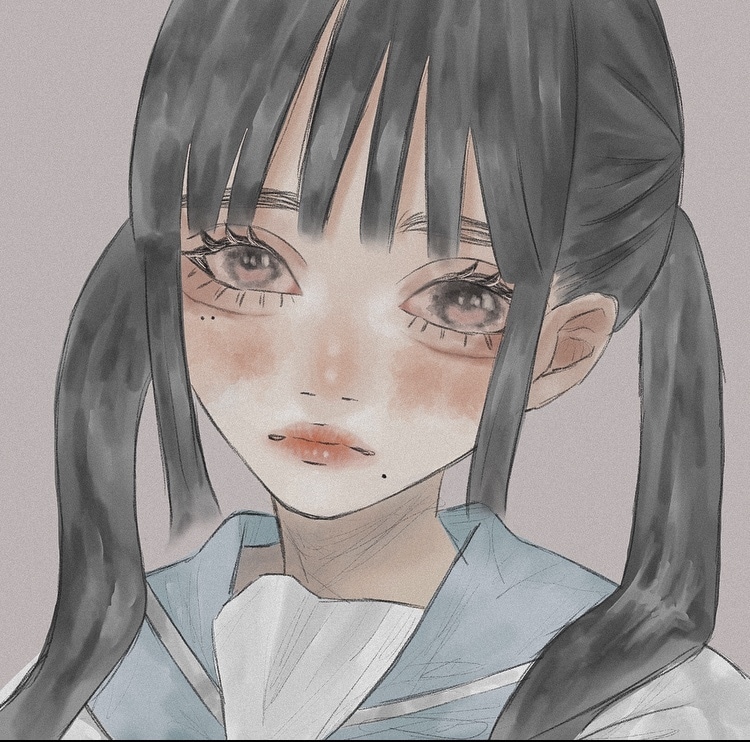 SNS等のアイコンに使えるイラスト描きます 女性の儚さ、美しさ、可愛さを重視して作成します イメージ5
