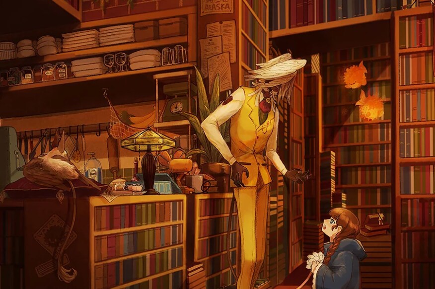 ノスタルジックで心温まる世界観イラスト描きます 見ているだけで物語が始まる、やさしい世界、キャラも背景込み イメージ3