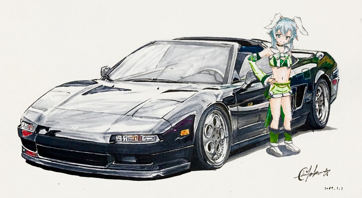 あなたの愛車のイラストを描きます 車仲間へのプレゼントや愛車への思い出に！ イメージ8