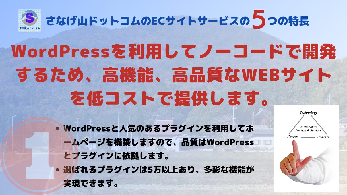 オールインワン形式で ホームページ作成します スマホ対応、SEO対策、操作トレーニング、サーバ、ドメイン含 イメージ2