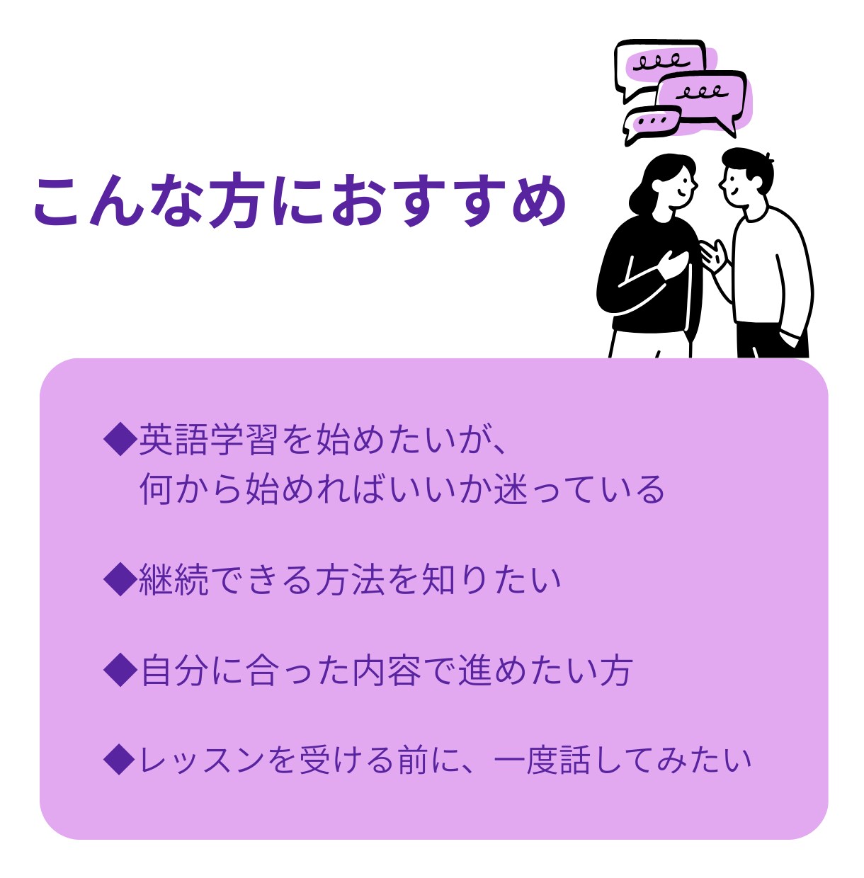 初回カウンセリング 英語学習の方向性を整理します 英語コーチングを検討される方対象 イメージ3