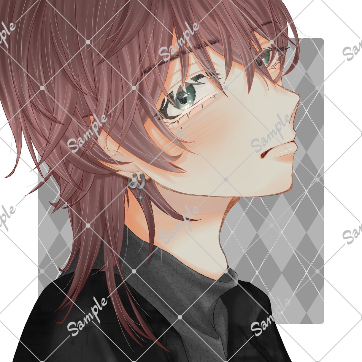 雰囲気のあるイラストを描きます 柔らかい塗りが得意ですSNSアイコンや配信背景etc... イメージ4