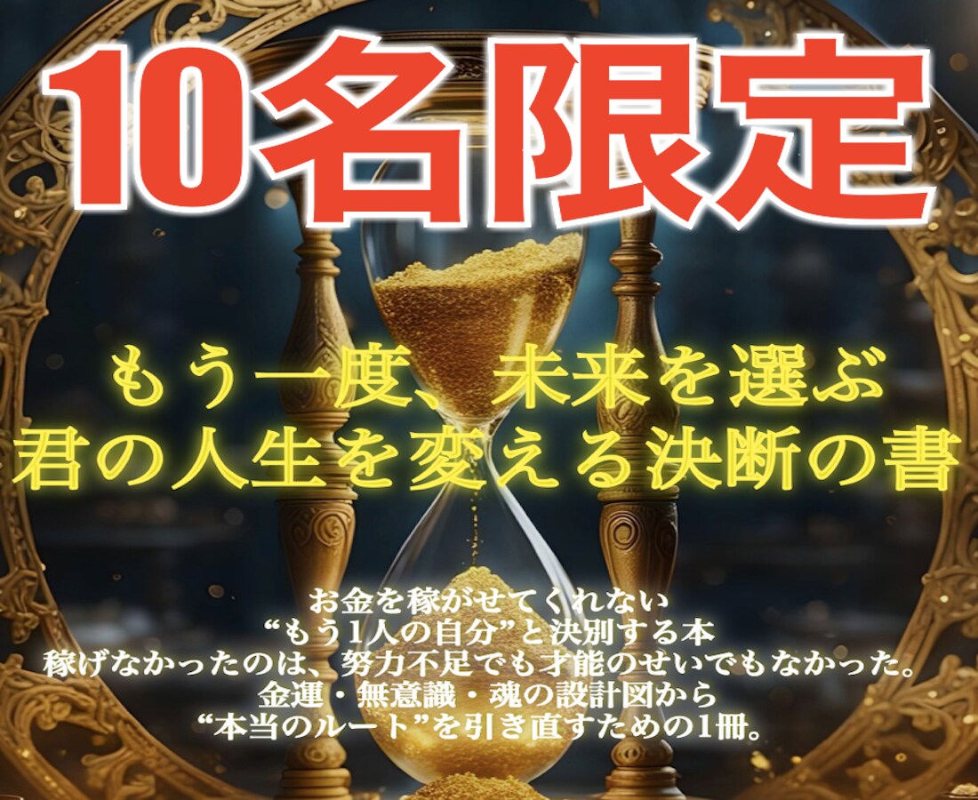 3000円で金運ブロック外します 金運のブレーキ、外した瞬間から流れ出す“お金の現実”へ。 イメージ1