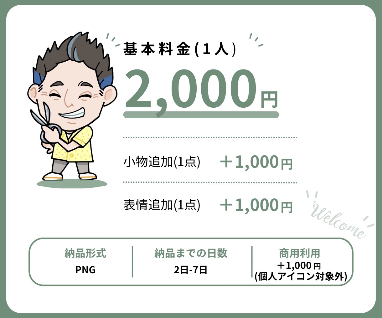 かわいい似顔絵・アイコンをお描きします SNSやプレゼントにぴったりの親しみやすい似顔絵 イメージ1