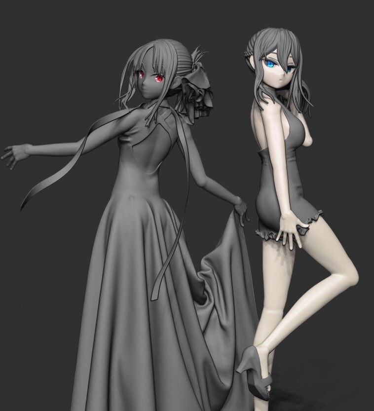 フィギュア用原型データ作ります スピード重視でイラストからも写真からもOK! イメージ3