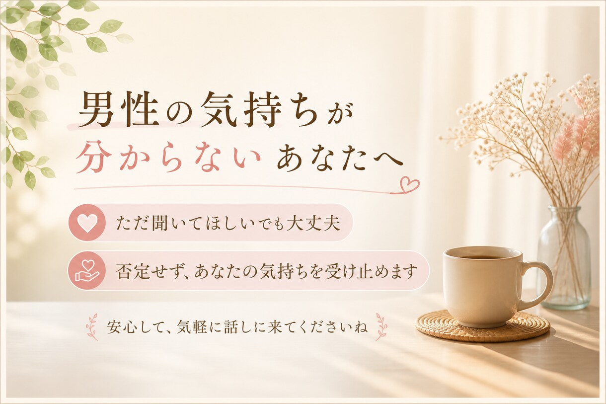 人生どん底を経験した僕が、あなたの話を聞きます 1分体験OK！お話相手にお気軽に連絡してください イメージ1