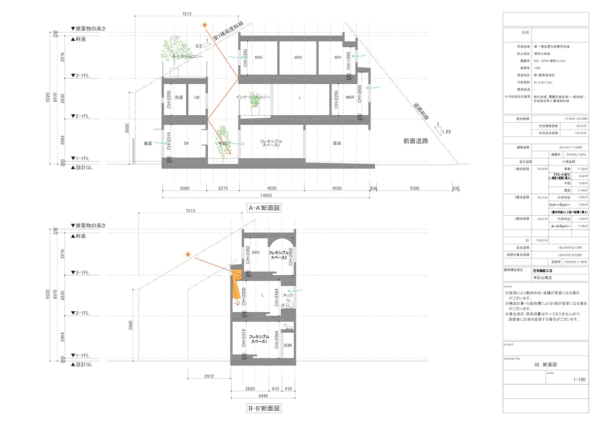 一級建築士が間取りと断面で住まいを提案します ～広さや部屋数の、その先へ。光と居心地から考える家づくり～ イメージ2