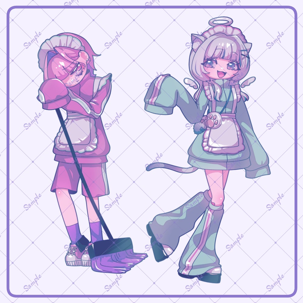 かわいいデフォルメイラストを制作します ステッカー等のグッズにおすすめ◎ イメージ2