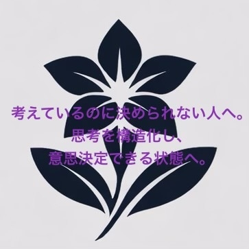 頭の中のモヤモヤを1枚の整理シートにまとめます 何に悩んでいるのか明確にし、何をすべきか分かる状態にします イメージ1